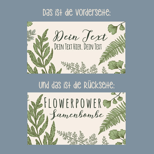 10x Gastgeschenk Hochzeit Samenbombe Bio Tischdeko Dankeschön Gäste Bienenweide 