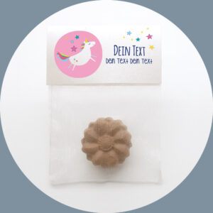 Gastgeschenk Samenbombe einhorn rosa Seedbombs giveaways