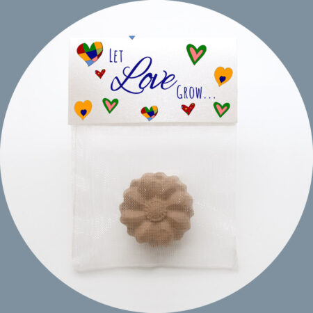 Gastgeschenk Hochzeit Let Love Grow Bunte Herzen Kindergeburtstag schulanfang jugendweihe kommunion